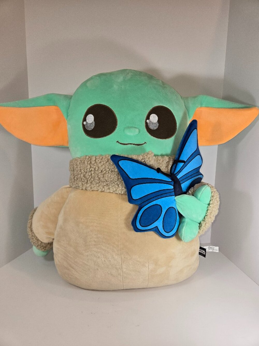 Star Wars Grogu (Baby Yoda)‎ Jumbo Plush with Butterfly 21” Official Licensed